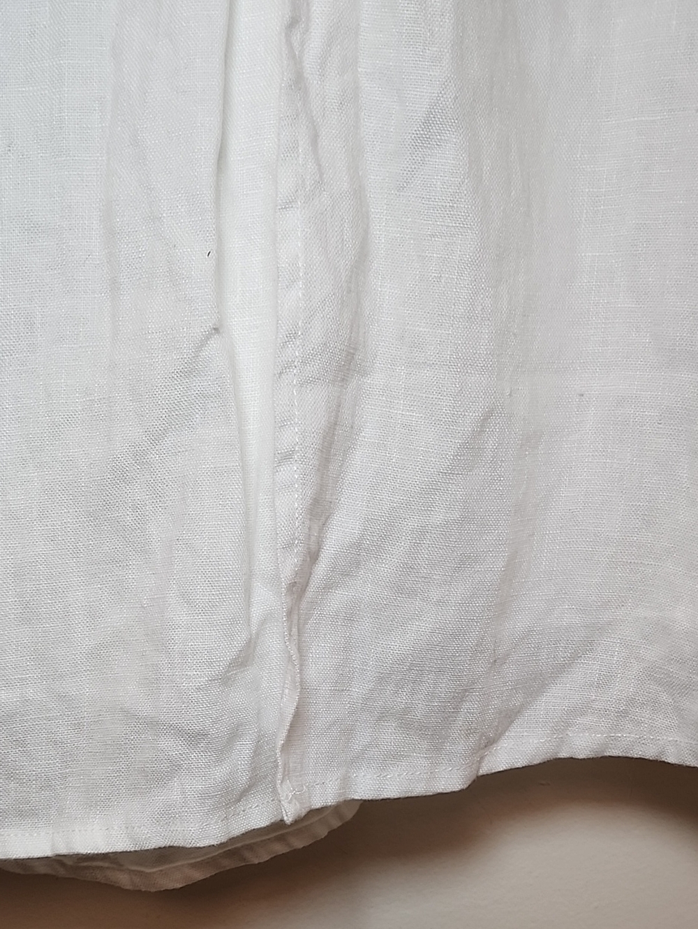 Reformation Elara Linen Dress  square neckline high side slit Size 6 - Picture 8 of 16
